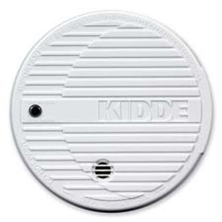 HOMESTEAD Fire and Safety  Smoke Alarm- Flashing LED- 9V Battery Included- White HO126992